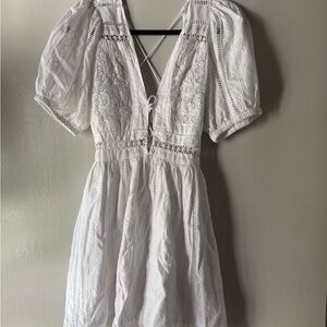 Urban Outfitters White Backless Dress